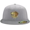 Flexfit 6210 Structured Flat Bill Fitted Hat Thumbnail