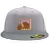 Flexfit 6210 Structured Flat Bill Fitted Hat Thumbnail