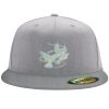 Flexfit 6210 Structured Flat Bill Fitted Hat Thumbnail