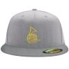 Flexfit 6210 Structured Flat Bill Fitted Hat Thumbnail