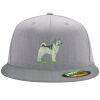 Flexfit 6210 Structured Flat Bill Fitted Hat Thumbnail