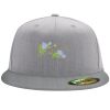 Flexfit 6210 Structured Flat Bill Fitted Hat Thumbnail