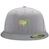 Flexfit 6210 Structured Flat Bill Fitted Hat Thumbnail