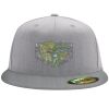 Flexfit 6210 Structured Flat Bill Fitted Hat Thumbnail