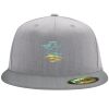 Flexfit 6210 Structured Flat Bill Fitted Hat Thumbnail