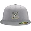 Flexfit 6210 Structured Flat Bill Fitted Hat Thumbnail