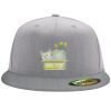 Flexfit 6210 Structured Flat Bill Fitted Hat Thumbnail