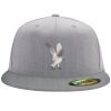 Flexfit 6210 Structured Flat Bill Fitted Hat Thumbnail