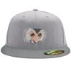 Flexfit 6210 Structured Flat Bill Fitted Hat Thumbnail