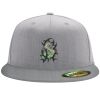 Flexfit 6210 Structured Flat Bill Fitted Hat Thumbnail