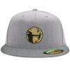 Flexfit 6210 Structured Flat Bill Fitted Hat Thumbnail