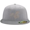 Flexfit 6210 Structured Flat Bill Fitted Hat Thumbnail