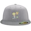Flexfit 6210 Structured Flat Bill Fitted Hat Thumbnail