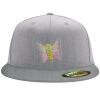 Flexfit 6210 Structured Flat Bill Fitted Hat Thumbnail