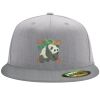 Flexfit 6210 Structured Flat Bill Fitted Hat Thumbnail