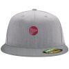Flexfit 6210 Structured Flat Bill Fitted Hat Thumbnail