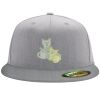 Flexfit 6210 Structured Flat Bill Fitted Hat Thumbnail