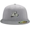 Flexfit 6210 Structured Flat Bill Fitted Hat Thumbnail