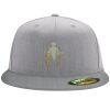 Flexfit 6210 Structured Flat Bill Fitted Hat Thumbnail