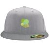 Flexfit 6210 Structured Flat Bill Fitted Hat Thumbnail