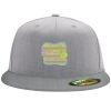 Flexfit 6210 Structured Flat Bill Fitted Hat Thumbnail