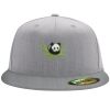 Flexfit 6210 Structured Flat Bill Fitted Hat Thumbnail