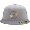 Flexfit 6210 Structured Flat Bill Fitted Hat Thumbnail