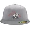 Flexfit 6210 Structured Flat Bill Fitted Hat Thumbnail