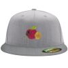 Flexfit 6210 Structured Flat Bill Fitted Hat Thumbnail