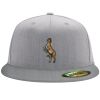 Flexfit 6210 Structured Flat Bill Fitted Hat Thumbnail