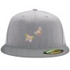 Flexfit 6210 Structured Flat Bill Fitted Hat Thumbnail