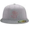 Flexfit 6210 Structured Flat Bill Fitted Hat Thumbnail