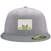 Flexfit 6210 Structured Flat Bill Fitted Hat Thumbnail