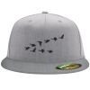 Flexfit 6210 Structured Flat Bill Fitted Hat Thumbnail