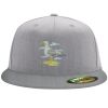 Flexfit 6210 Structured Flat Bill Fitted Hat Thumbnail