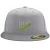 Flexfit 6210 Structured Flat Bill Fitted Hat Thumbnail