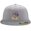 Flexfit 6210 Structured Flat Bill Fitted Hat Thumbnail
