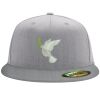 Flexfit 6210 Structured Flat Bill Fitted Hat Thumbnail