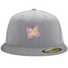Flexfit 6210 Structured Flat Bill Fitted Hat Thumbnail