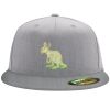 Flexfit 6210 Structured Flat Bill Fitted Hat Thumbnail