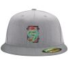 Flexfit 6210 Structured Flat Bill Fitted Hat Thumbnail