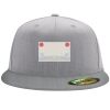 Flexfit 6210 Structured Flat Bill Fitted Hat Thumbnail