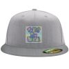 Flexfit 6210 Structured Flat Bill Fitted Hat Thumbnail