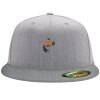 Flexfit 6210 Structured Flat Bill Fitted Hat Thumbnail