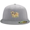 Flexfit 6210 Structured Flat Bill Fitted Hat Thumbnail