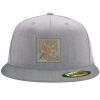 Flexfit 6210 Structured Flat Bill Fitted Hat Thumbnail