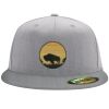 Flexfit 6210 Structured Flat Bill Fitted Hat Thumbnail