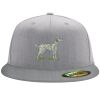 Flexfit 6210 Structured Flat Bill Fitted Hat Thumbnail