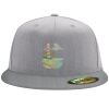 Flexfit 6210 Structured Flat Bill Fitted Hat Thumbnail