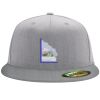 Flexfit 6210 Structured Flat Bill Fitted Hat Thumbnail
